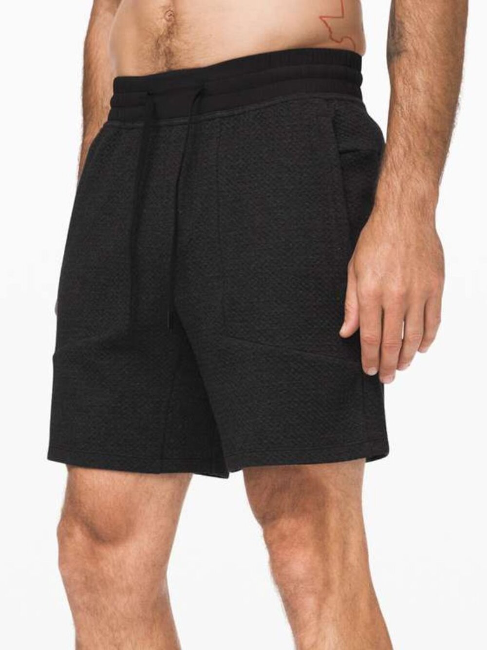 Lululemon Men's At Ease Short 7" - Heathered Black